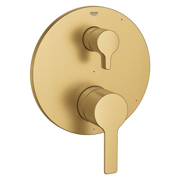 Lineare Pressure Balance Valve Trim With 2-Way Diverter With Cartridge, Gold
